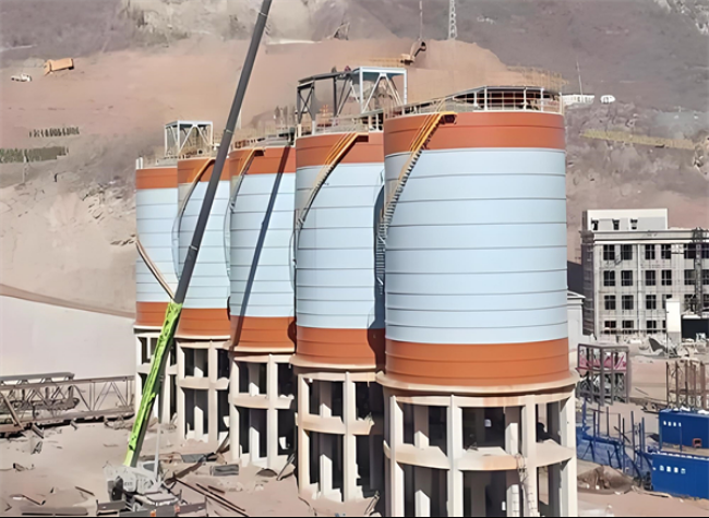 阜沙镇高架钢板仓